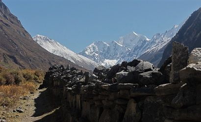 trail above mundhum best view in langtang valley trek itinerary