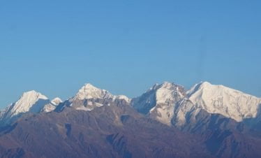 Zooming my lens at Nagarkot hill station after getting back from Chisapani