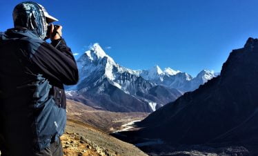 Photographing the beauty of Mt amadablam and the Pheriche valley