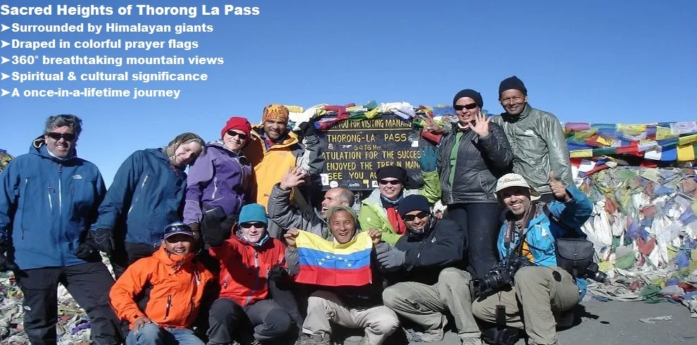 Annapurna 2 High Passes Trek 12 Celebrating success at thorong la pass!