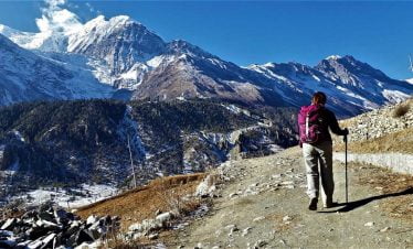 the trail of Round Annapurna trek