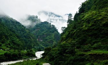 green hills and narrow valley with roaring river has made the Helambu trekking trail both inspiring as well as stunning with the landscape