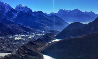 View from the half way of Gokyo ri