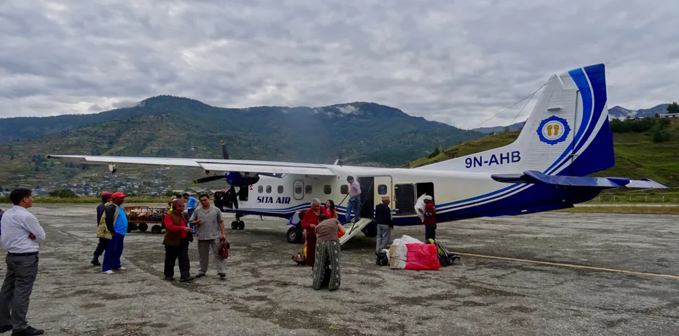 Touchdown at Jumla Airport