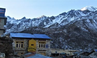 At the last village of Langtang valley - Kyanjing village at 3900 meters