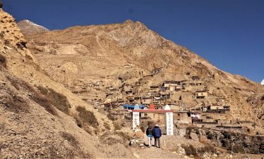 Village of Nar phu valley trek