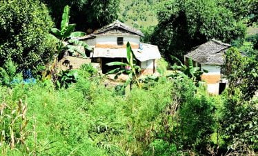 Local villagers house architecture seen in our trek