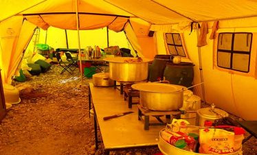 Our Kitchen tent for Amadablam expedition team