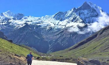 Mt fishtail on the way back from Annapurna base camp trek