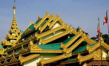 Buddhist monastery at Lmbini seen in our tour in Nepal