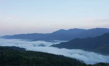 Epic geometry of clouds seen during our cycling tour in nepal