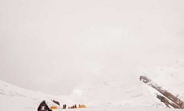 night bfore the climb