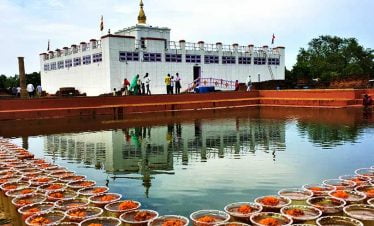 Temple of Mayadevi right after buddha Purnima
