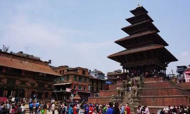 Nyatapola temple also called panch talle in Bhaktapur