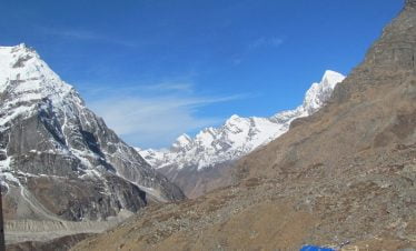 Seen from the pass - Langtang valley