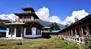 Local Monastery in the village we stayed in our Manaslu cultural circuit trek