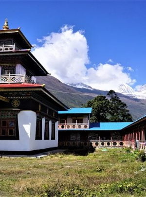 Local Monastery in the village we stayed in our Manaslu cultural circuit trek