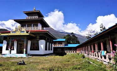 Local Monastery in the village we stayed in our Manaslu cultural circuit trek