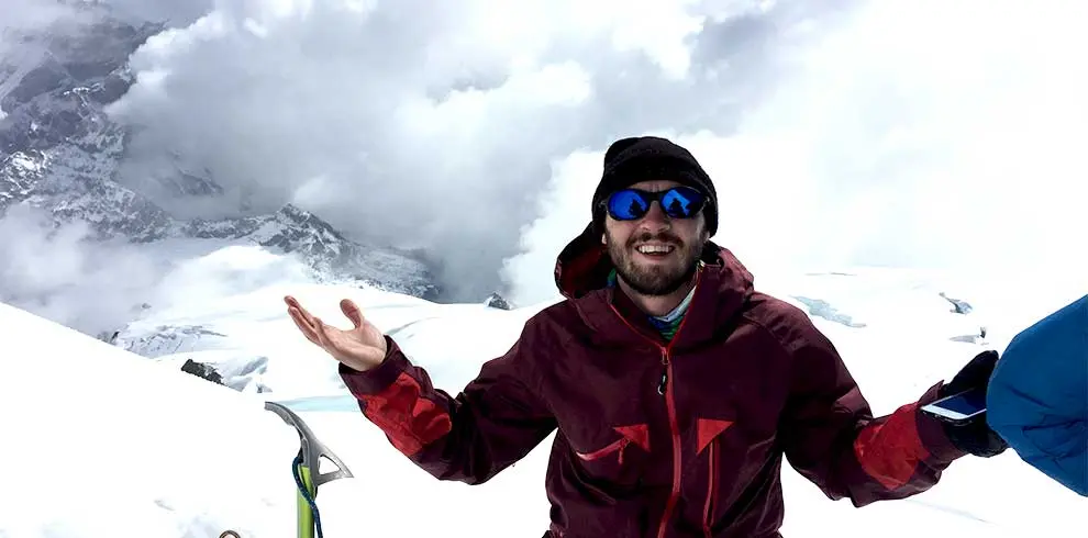 When it gets really cloudy while we are at the summit of Mera peak