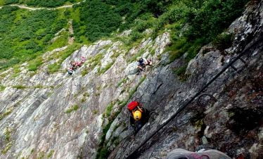 Rock climbing at Bimalnagar is one of the attraction of our Adventure tour package in your Nepal tour