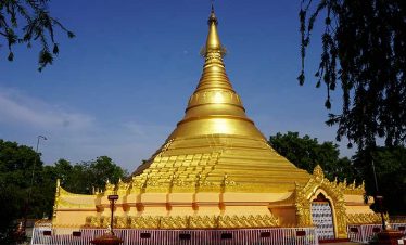 Stupa build in Lumbini area