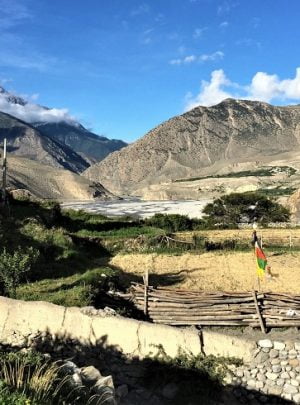 A part of Dhaulagiri range seen in our Upper mustang trek