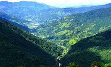 Grennery of the river valley seen in our second day trek