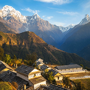 Ghorepani Ghandruk Hike – Self Guided Trekking Trip 1 Ghandruk village