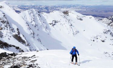 climber walking through lhotse trail