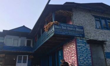 tradition cozy tea house during our relax annapurna trekking trip