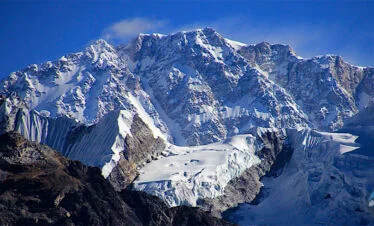 snow capped mountain