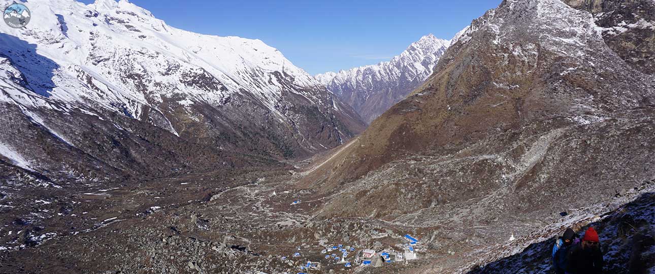 view from one of the famous hiking destination in Langtang region