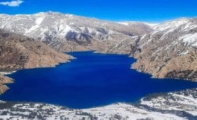 Glacial lake trek in nepal