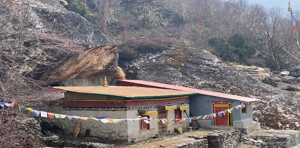 Milarepa Cave Trek - Lapchi Kang 1 A serene himalayan retreat nestled in nature’s embrace