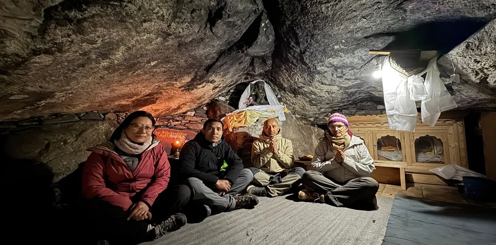 Milarepa Cave Trek - Lapchi Kang 2 Moments of peace in milarepa cave trek / lapchi kang.