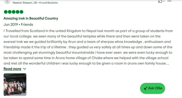 Everest base camp heli trek review