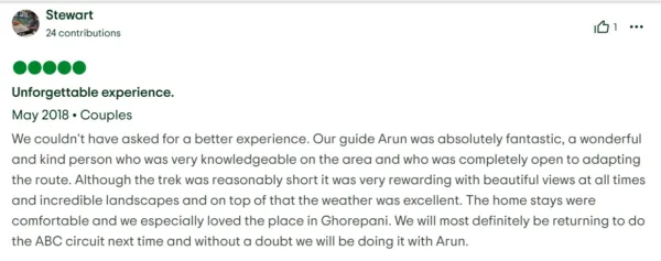 Poonhill trek review