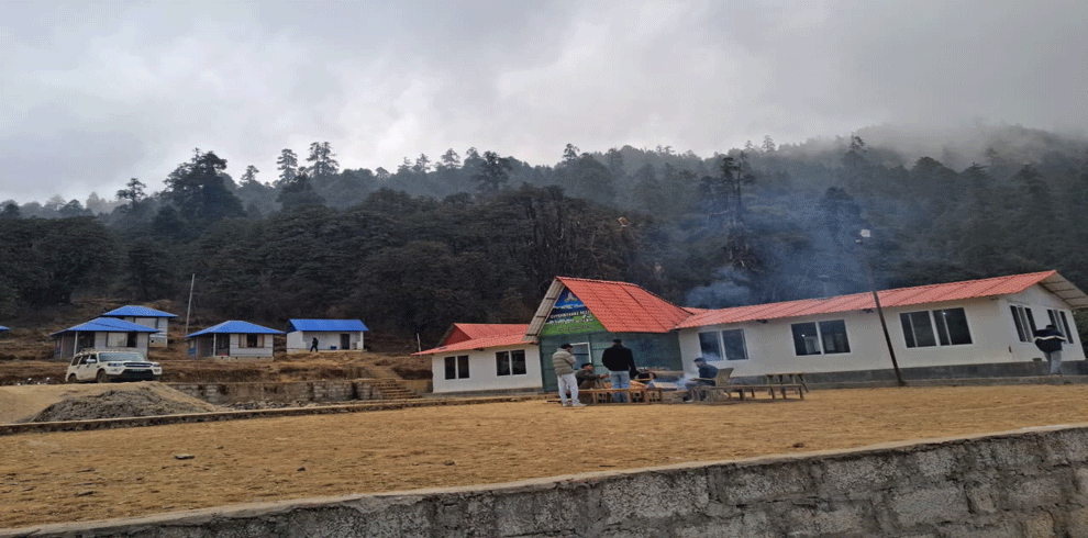 Accommodation during Ama Yangri Trek